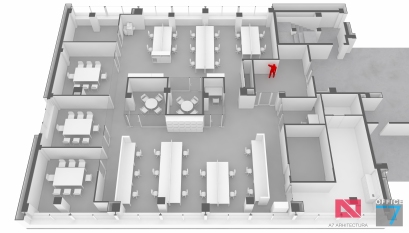 microsoft timisoara office design floormap 3d